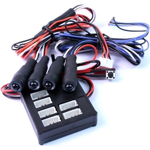Светодиоды LED с Angeleye (КРАС/БЕЛ) (YR Plug) с контроллером артикул LK-0023WT-RD