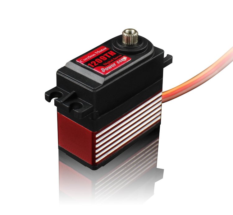 Сервопривод цифровой 11кг/0.08с 7.4V (40.3x20.2x37.2мм) титан.шестерни артикул HD-1209TH