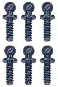 Опоры шаровые .30 BLACK.  Ballstud, short black, .300". Broached артикул AS3983