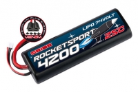 Аккумулятор Rocket Sport 4200 LiPo 7,4V (Tamiya, Dean's,TRX) артикул ORI14171