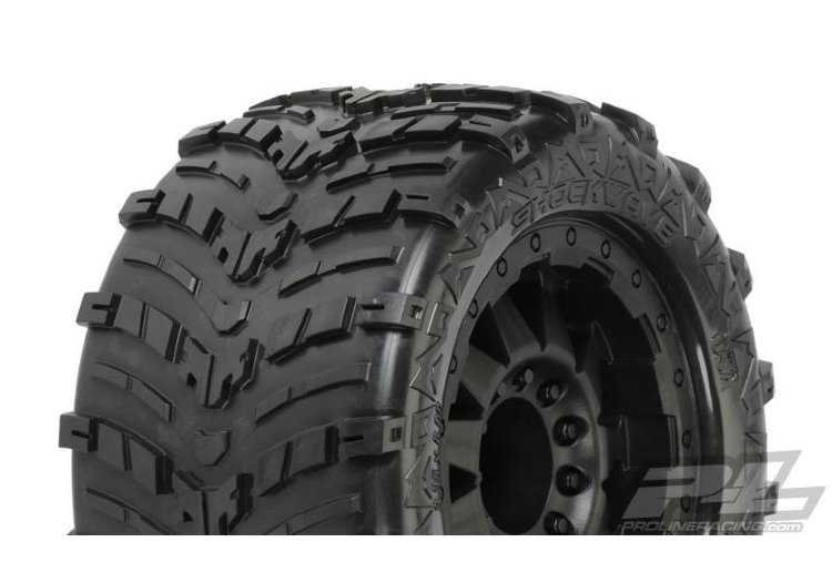 Колеса в сборе 1/8 -Shockwave 3.8" (Traxxas® Style Bead) Offset=12мм Hex=17мм (2 шт.) Shockwave 3.8" артикул PL1193-13