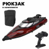 Радиоуправляемый катер с сумкой (47 см, 35 км/ч, акб 3000 mAh) артикул HJ810B-A2-BAG
