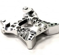 Alum. Rear/Front Shock Tower (SILVER) HPI Savage XS Flux артикул T5009SILVER