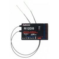 12-канальный приемник R12DS (подходит к аппаратурам AT9, AT9S, AT10, AT10II) артикул R12DS