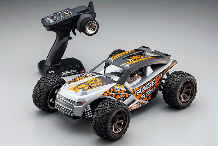 Радиоуправляемая автомодель 1/10 EP 4WD Rage артикул 30992T1B