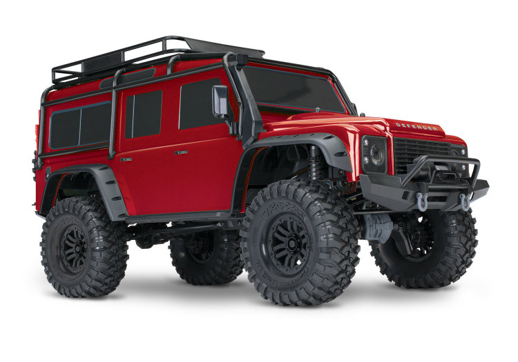 Радиоуправляемая автомодель TRAXXAS TRX-4 Land Rover Defender 1/10 4WD Scale and Trail Crawler артикул TRA82056-4-R