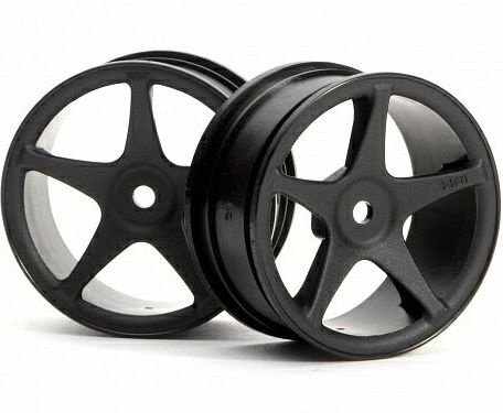 Диски туринг 1/10 - SUPER STAR 26mm BLACK (1MM OFFSET) 2шт. артикул HPI-3696 