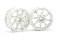 Диски туринг 1/10 - WORK EMOTION XC8 26мм WHITE (вынос 6мм) 2шт. артикул HPI-3304 