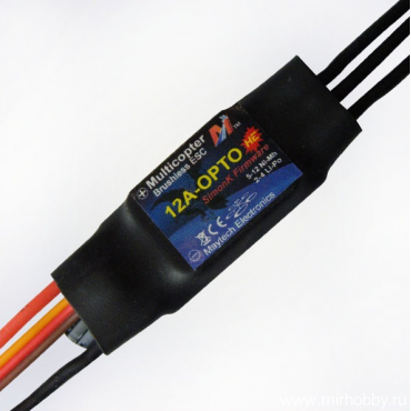 Регулятор оборотов Maytech Harrier-Eco 12A-OPTO (SimonK) артикул MT12A-OPTO-HE-MK