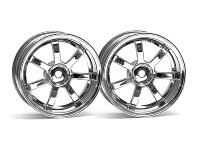 Диски 1/10 - RAYS GRAM LIGHTS 57S-PRO CHROME (3мм OFFSET)  артикул  HPI-3316 