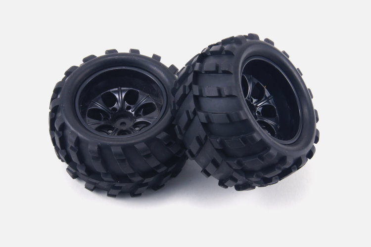Колеса в сборе для автомоделей HSP 1/18 (2 шт.) HEX 7mm артикул HSP58066