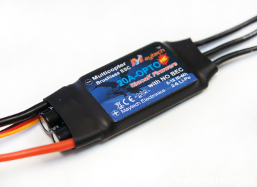 Регулятор оборотов Maytech Harrier-Eco 20A-OPTO (SimonK) артикул MT20A-OPTO-HE-MK