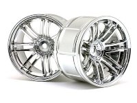 Диски туринг 1/10 - LP35 RAYS VOLK RACING RE30 CHROME (9mm OffSet) 2шт.  артикул HPI-3342 