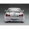 Кузов окрашенный 1/10 NISSAN SKYLINE BNR34 White Pearl (ширина 195 мм, колёсная база: 257 мм) артикул KB-48644