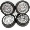 Колёса on-road 1/10 RC Car Wheel 26mm, ( НЕ СКЛЕЕННЫЕ ) , ( 4шт. ) артикул AX8010-1