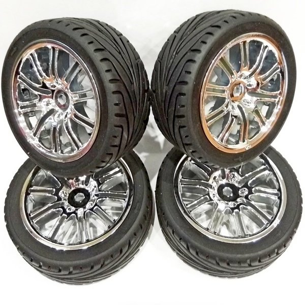 Колёса on-road 1/10 RC Car Wheel 26mm, ( НЕ СКЛЕЕННЫЕ ) , ( 4шт. ) артикул AX8010-1
