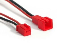 Разъем аккумулятора мама+папа (MICRO RS4) BATTERY WIRES WITH PLUG артикул HPI-1081