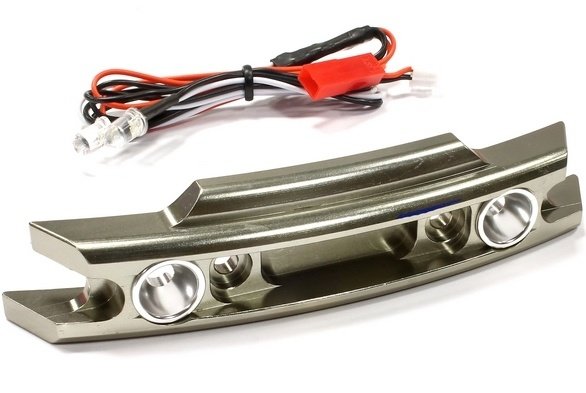 Передний бампер с LED фарами (GUN) Traxxas 1/10 Revo 3.3 & E-Revo артикул C25582GUN
