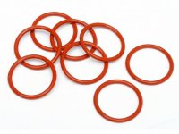Кольцо уплотнительное O-RING S15 (15X1.5MM / ORANGE / 8 шт.) артикул HPI-75071 