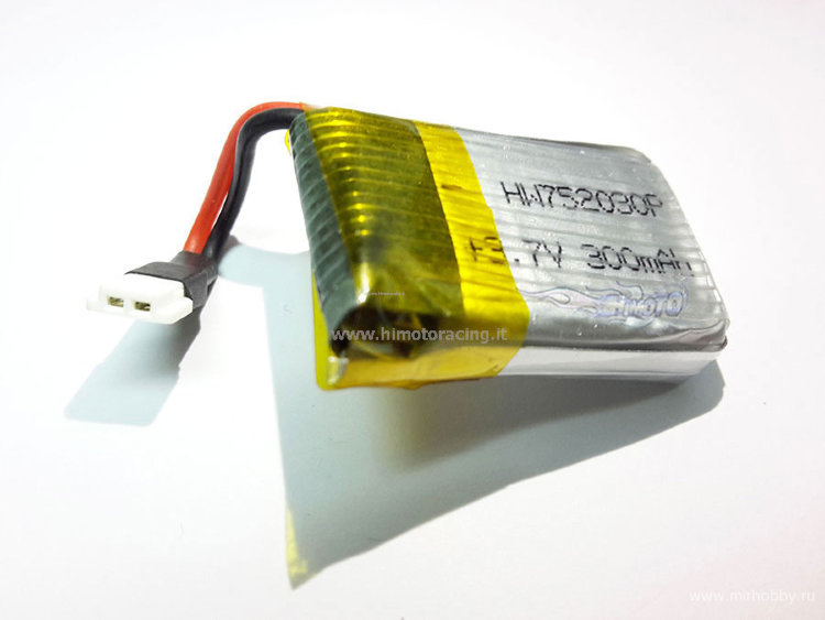 Аккумулятор LiPo 3.7В 300мАч Battery 1P артикул HI6038-010 
