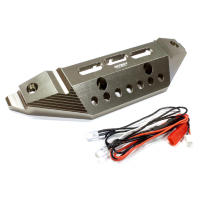 Передний бампер с LED фарами Traxxas 1/10 Summit Off-Road артикул C25527GUN