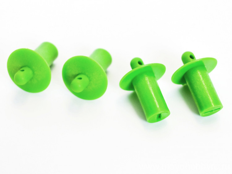 Стойки крепления кузова Remo Hobby 1/8 (4 шт.) артикул RP2026-GREEN