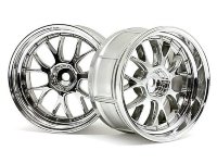Диски туринг 1/10 - LP32 LM-R CHROME (6mm offset) 2шт.  артикул HPI-33460 