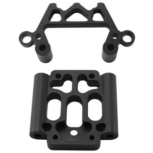 Alum. Front Bulkhead (Black): HPI Baja 5b артикул GH-2635
