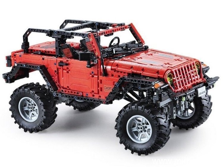 Радиоуправляемый конструктор CADA deTech Jeep Wrangler (1941 деталь) артикул C61006W
