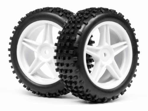 Колеса в сборе 1/10 багги (передние) 2шт. 1/10 Buggy White Front артикул MV22100 