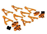 Комплект алюм. рычагов и кулаков (оранжевый) для Traxxas 1/16 Slash VXL и Rally для Traxxas 1/16  артикул T3486ORANGE