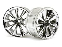 Диски туринг 1/10 - LP32 ATG RS8 CHROME (2 шт.)  артикул HPI-33463 