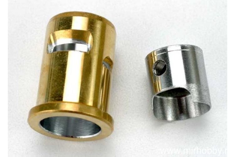 Поршневая пара TRAXXAS (TRX 2.5, 2.5R) Piston/sleeve (matched set), wrist pin clips(2) артикул TRA5230X