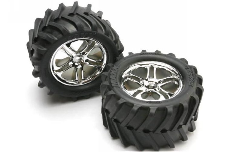 Колеса в сборе TRAXXAS TIRES & WHEELS, ASSEMBLED артикул TRA5173