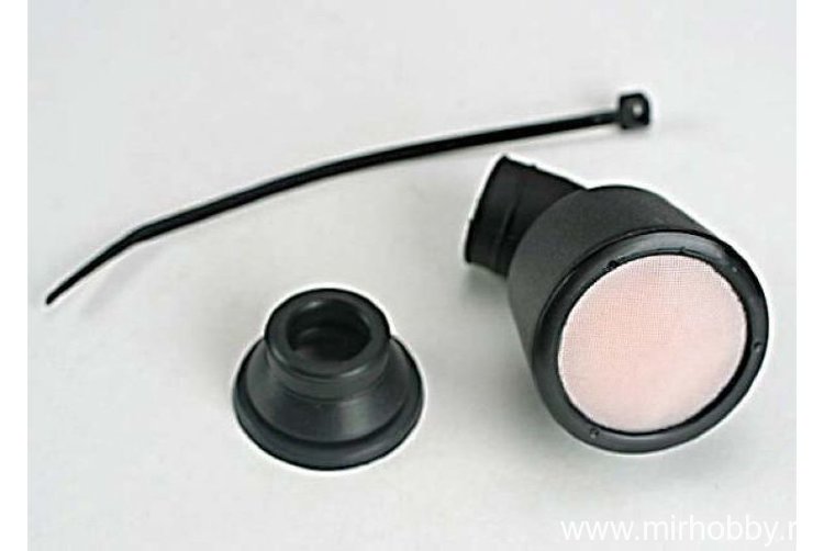 Воздушный фильтр Air filter housing/ foam insert/ straight base/ angled base/ cable tie (1-each) (TRX 2.5, 2.5R, 3.3) артикул TRA5260