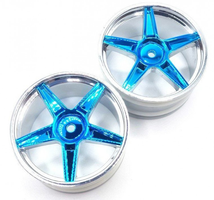 Диски для багги 1/10 HEX 12mm / Rear (задние / 2шт., под резину HSP06025) артикул HSP06024PB