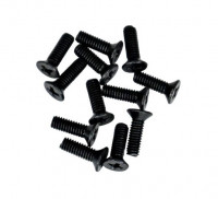 Винты с потайной головкой под крестовую отвертку 3х12мм MJX (12 шт.) артикул MJX-HKM3012