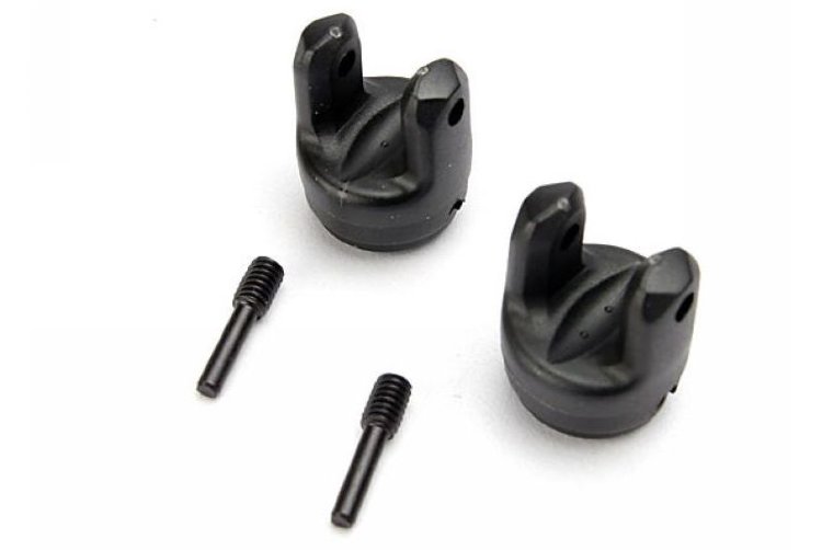 Yokes, differential and transmission (2)/ 4x15mm screw pins (2) артикул TRA5458X
