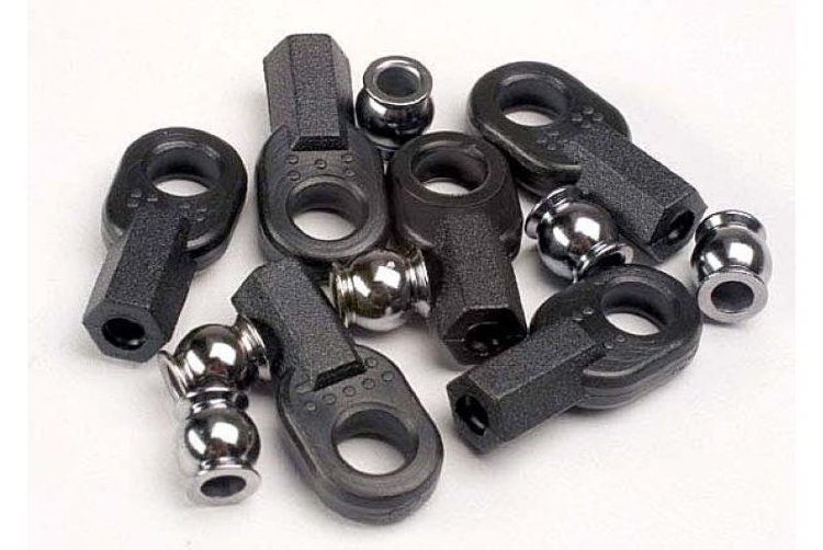 Набор наконечников с шарами TRAXXAS [ROD ENDS (LONG) (6 шт.)] артикул TRA2742
