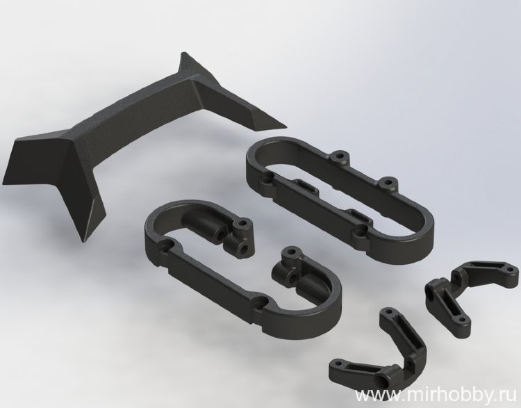 Передний бампер ARRMA Fazon артикул AR320375