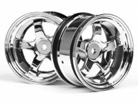  Диски 1/10 - WORK MEISTER S1 26mm CHROME (6mm OFFSET) 2шт. артикул HPI-3592