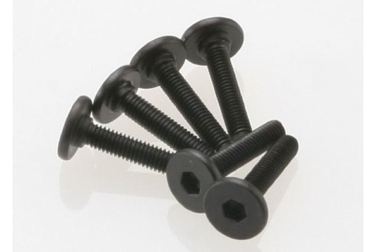 Screws, 3x15mm flat-head machine (hex drive) (6) артикул TRA3646