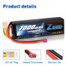 Аккумулятор Zeee Power Li-Po 4s 14.8v~7000mah (100C, Размер: 152x46x37 мм) артикул zeee-7000-4s-100c