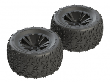 Комплект колес ARRMA Dboots Copperhead MT (HEX 17 mm / 160x84 mm / 2шт.) артикул AR550013