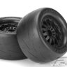Колеса в сборе Proline Racing USA (СКЛЕЕННЫЕ, 112x66mm) трак 1/10 - Prime 2.8" с дисками F11 (ХЕКС 12ММ) артикул PL10116-14
