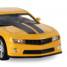Машина "АВТОПАНОРАМА" Chevrolet Camaro SS, желтый, 1/43, инерция, откр. двери, в/к 17,5*12,5*6,5 см артикул JB1200137