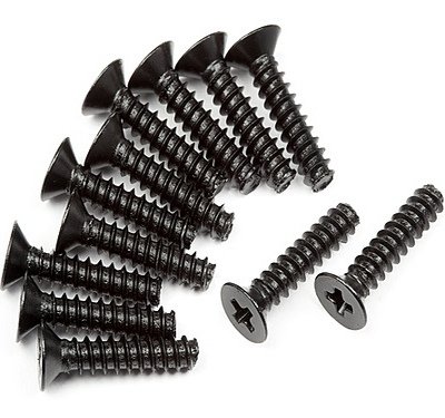Саморез TP. FLAT HEAD M2.6x12mm (12 шт.) артикул HPI-Z478 