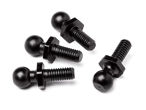 Шаровые наконечники 4.7x14mm (BLACK/ 4шт) артикул HPI-106634