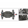 Радиоуправляемый монстр-трак 1/10 Remo Hobby MMAX (синий) аккумулятор Ni-Mh, 4WD, 2.4G, RTR комплект артикул RH1031-BLUE
