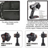 Радиоуправляемый монстр-трак 1/10 Remo Hobby MMAX (синий) аккумулятор Ni-Mh, 4WD, 2.4G, RTR комплект артикул RH1031-BLUE